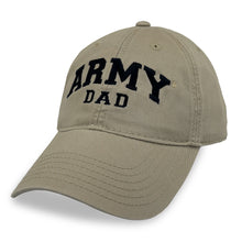 Load image into Gallery viewer, Army Dad Relaxed Twill Hat (Khaki/Black)