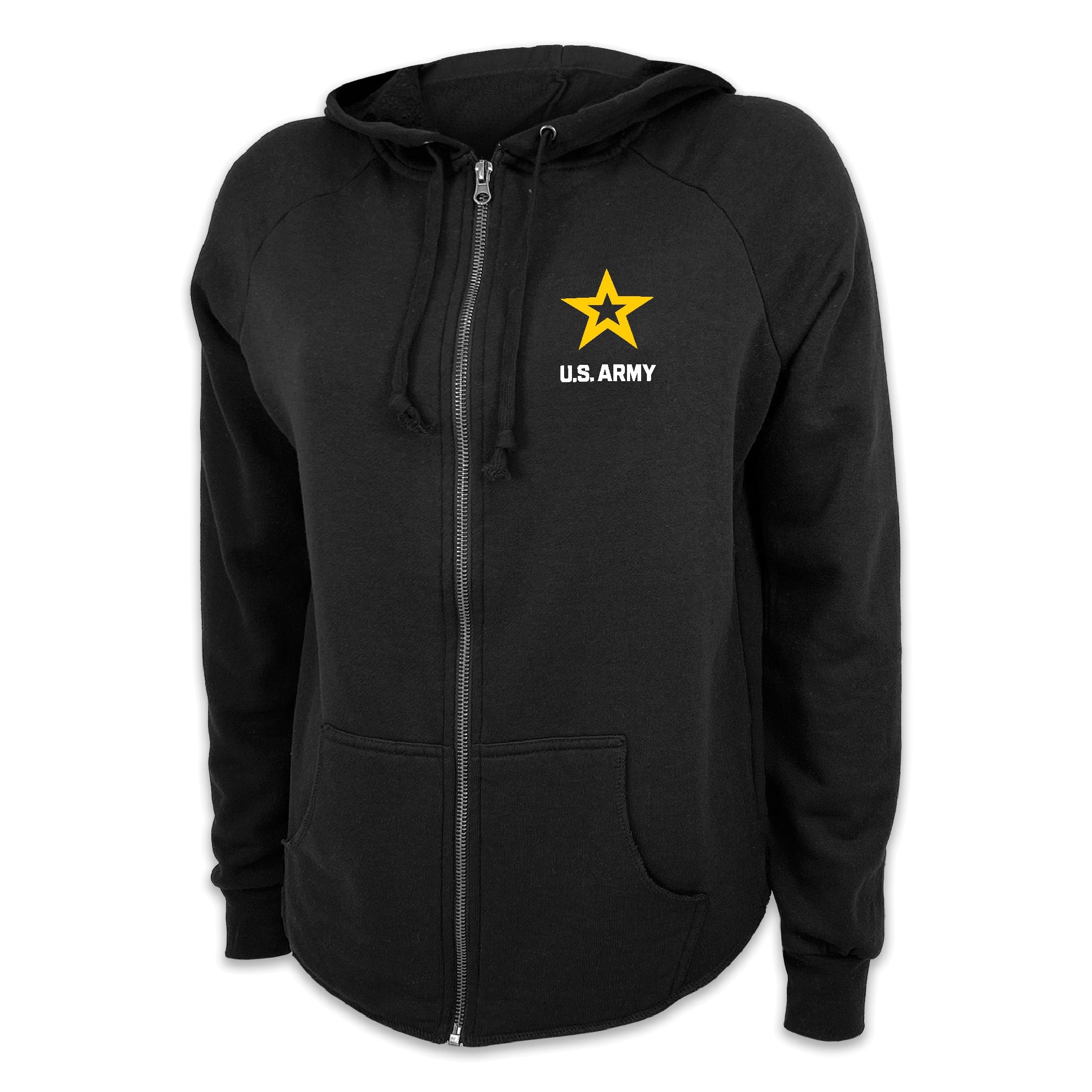 Army Star Ladies Full Zip Hood (4 colors available)