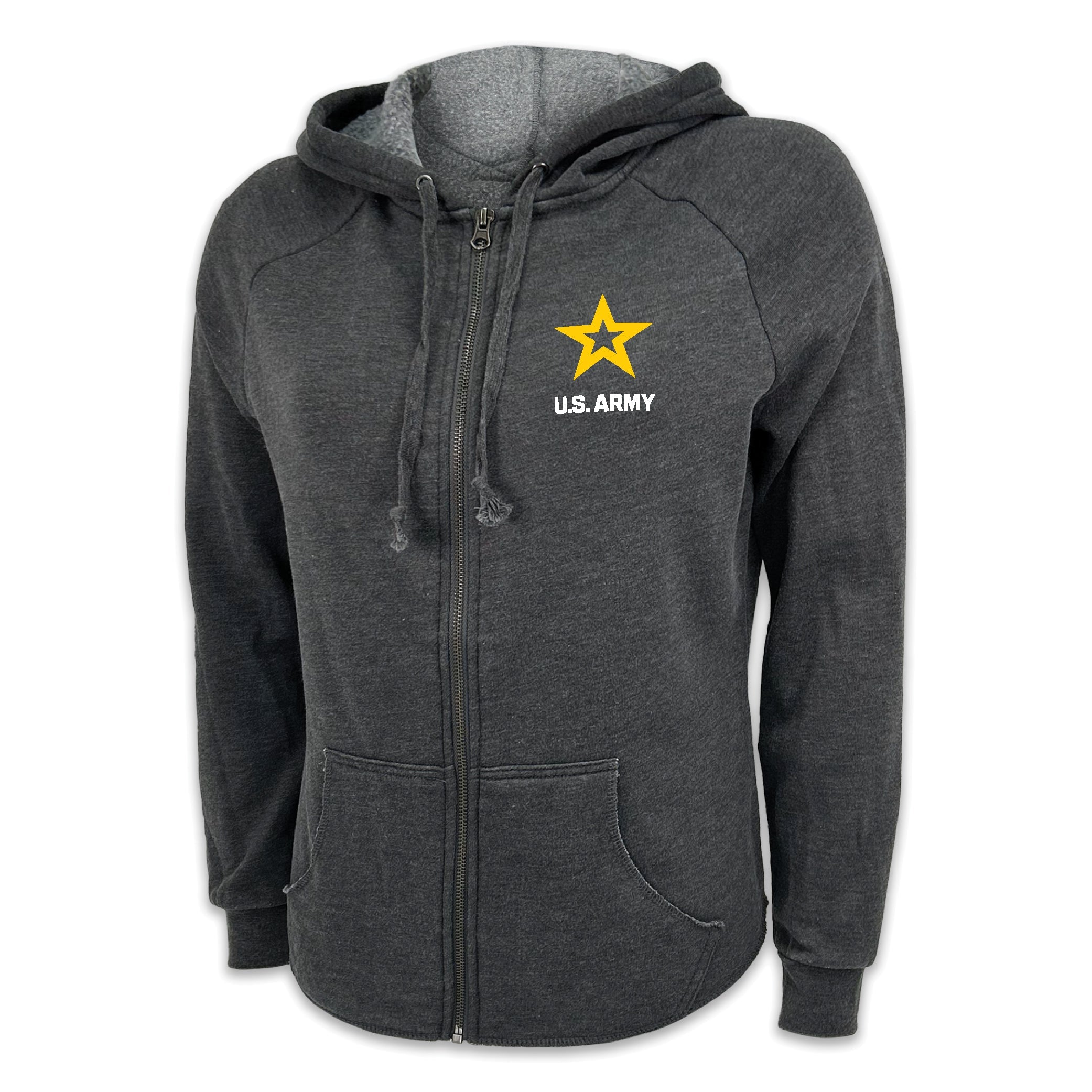 Army Star Ladies Full Zip Hood (4 colors available)