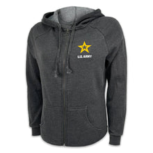 Load image into Gallery viewer, Army Star Ladies Full Zip Hood (4 colors available)