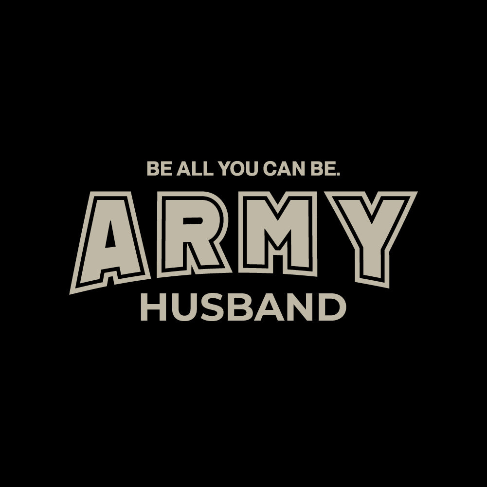 Army Husband T-Shirt (Black)