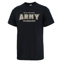 Load image into Gallery viewer, Army Husband T-Shirt (Black)