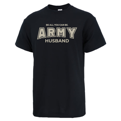 Army Husband T-Shirt (Black)
