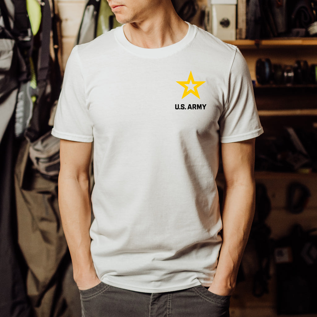 Army Star Left Chest T-Shirt