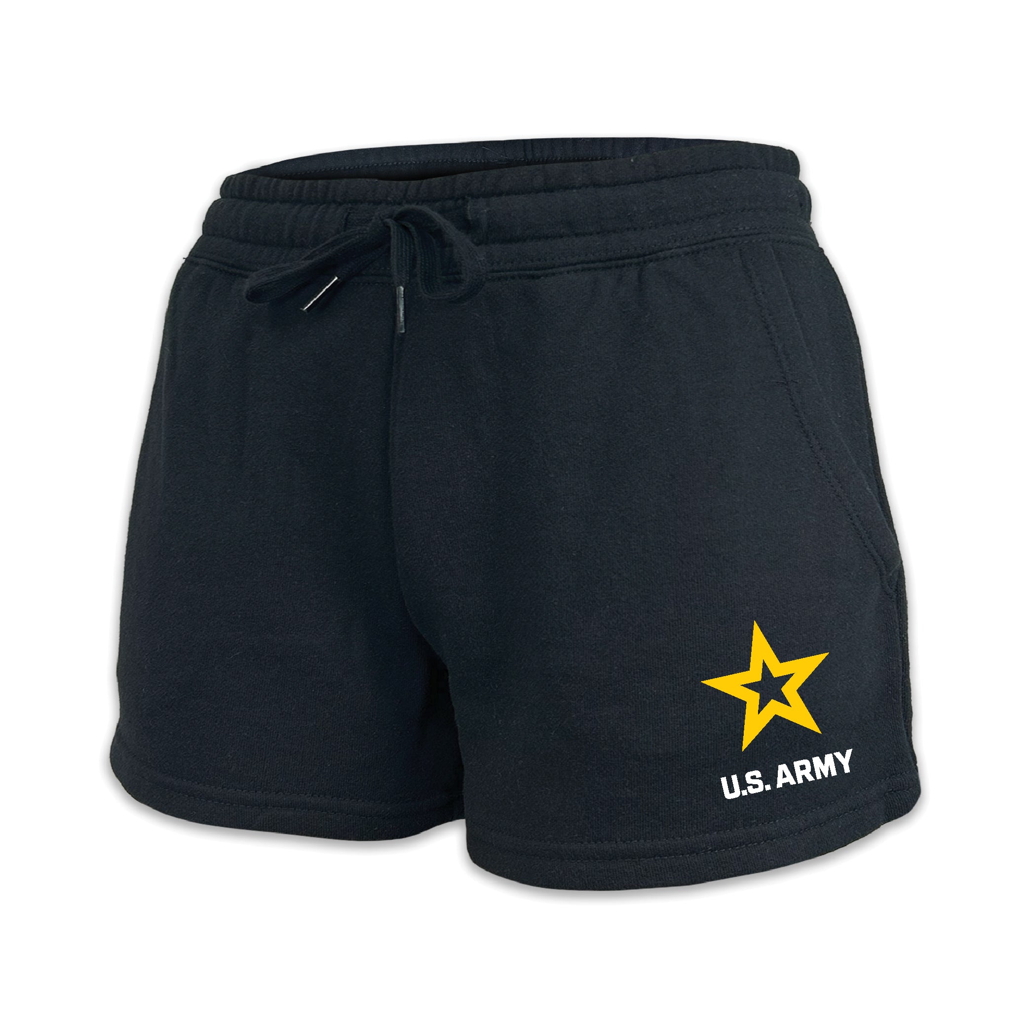 Army Star Ladies Fleece Shorts (4 colors available)