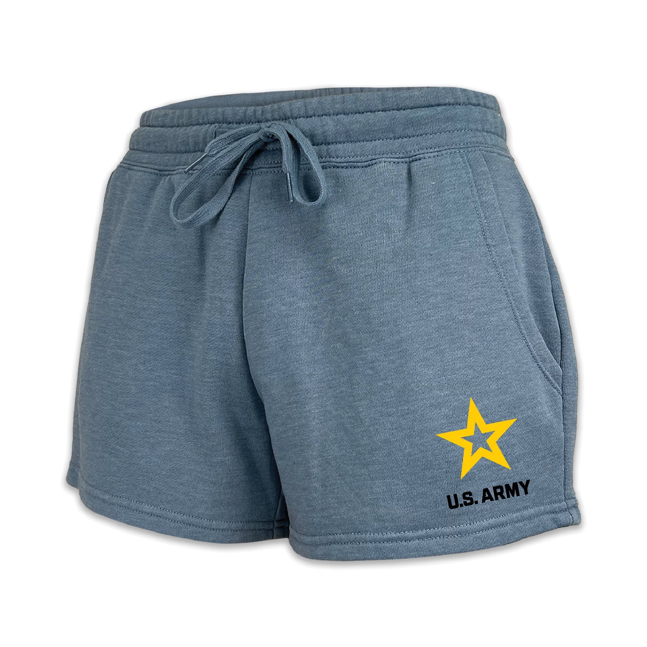 Army Star Ladies Fleece Shorts (4 colors available)