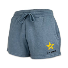 Load image into Gallery viewer, Army Star Ladies Fleece Shorts (4 colors available)