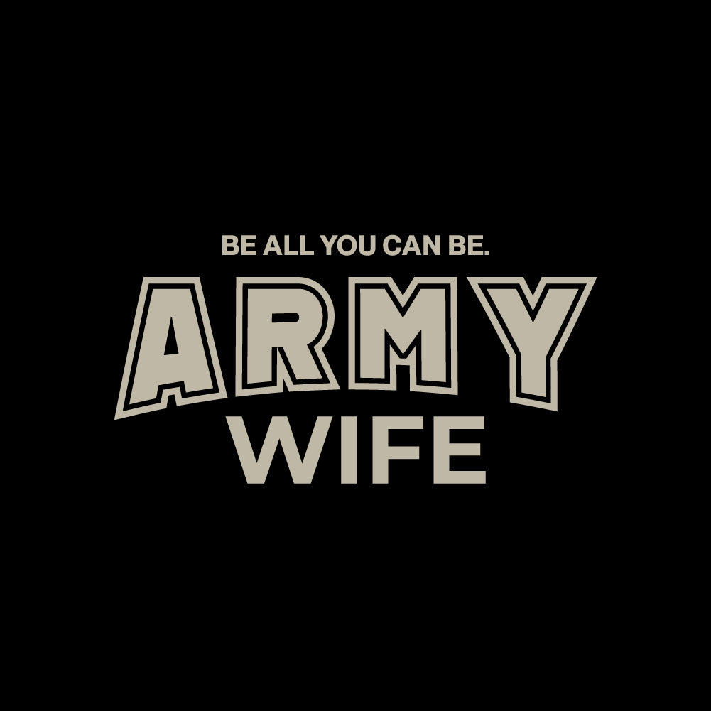 Army Wife T-Shirt (Black)