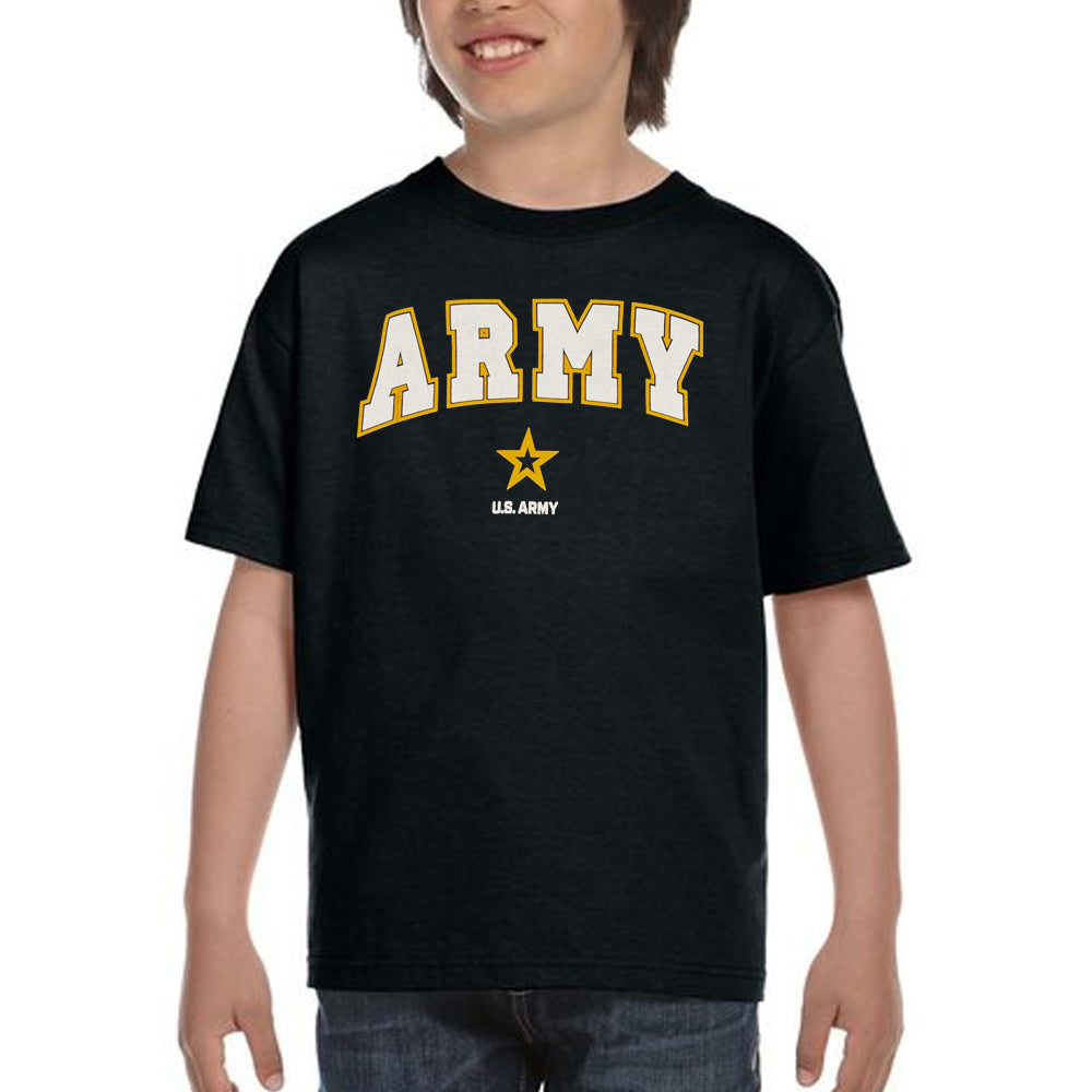 Army Youth Arch Star T-Shirt (Black)