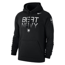 Load image into Gallery viewer, Army Nike 2024 Rivalry Beat Navy Club Fleece Hood (Black)