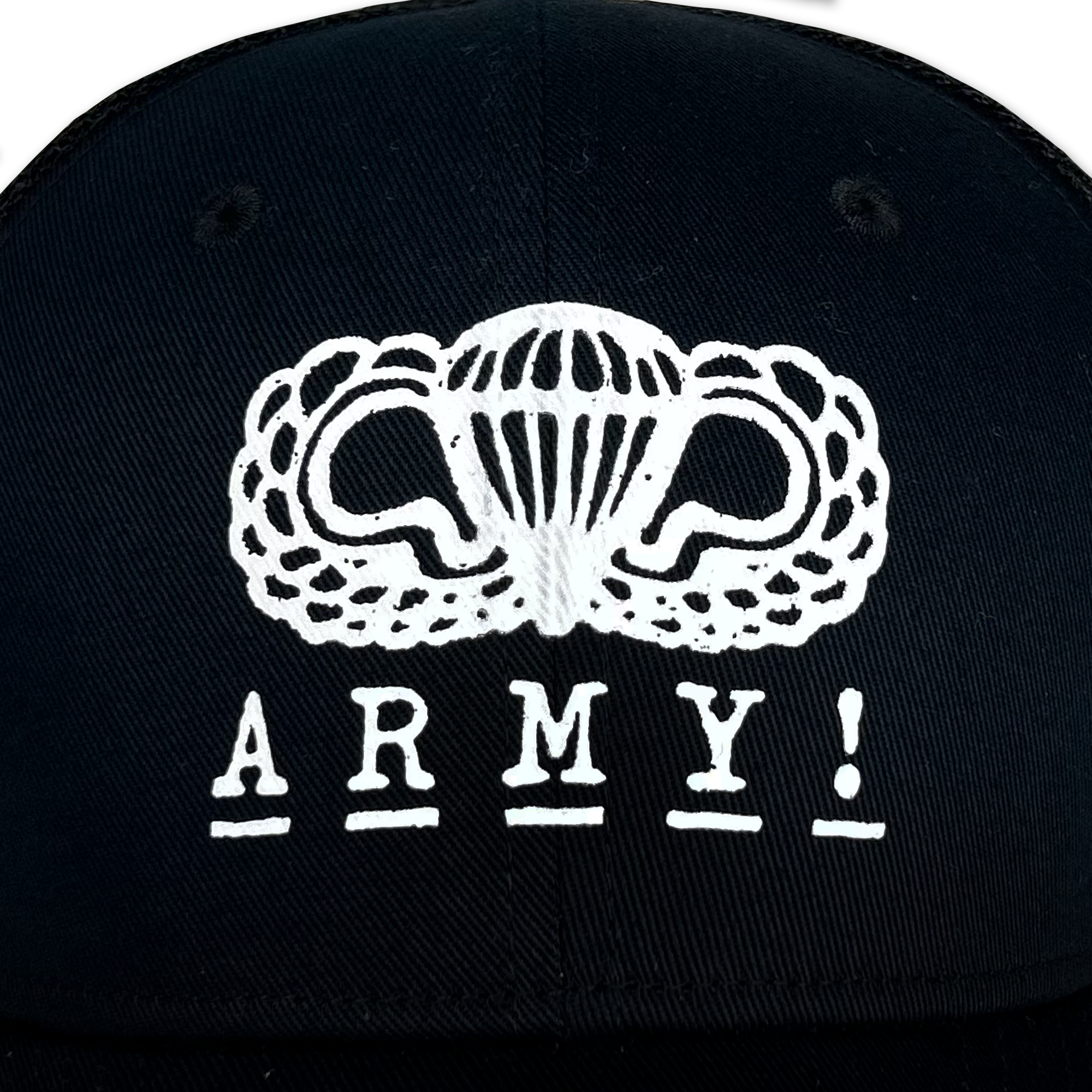 Army Nike 2024 Rivalry Airborne Logo Rise Trucker Hat (Black)