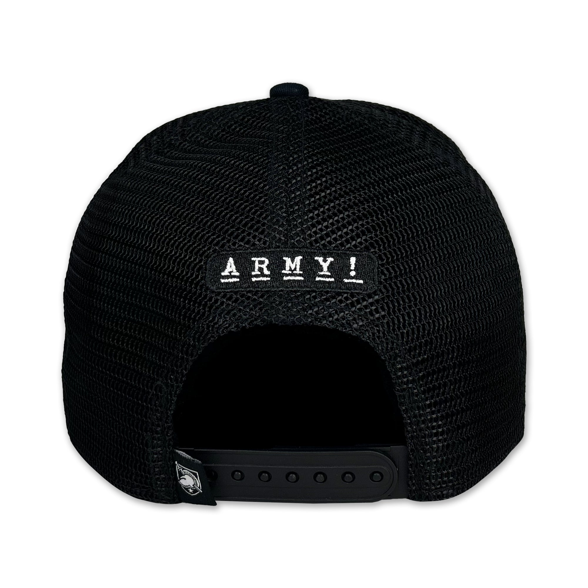 Army Nike 2024 Rivalry Airborne Eagle Rise Trucker Hat (Black)