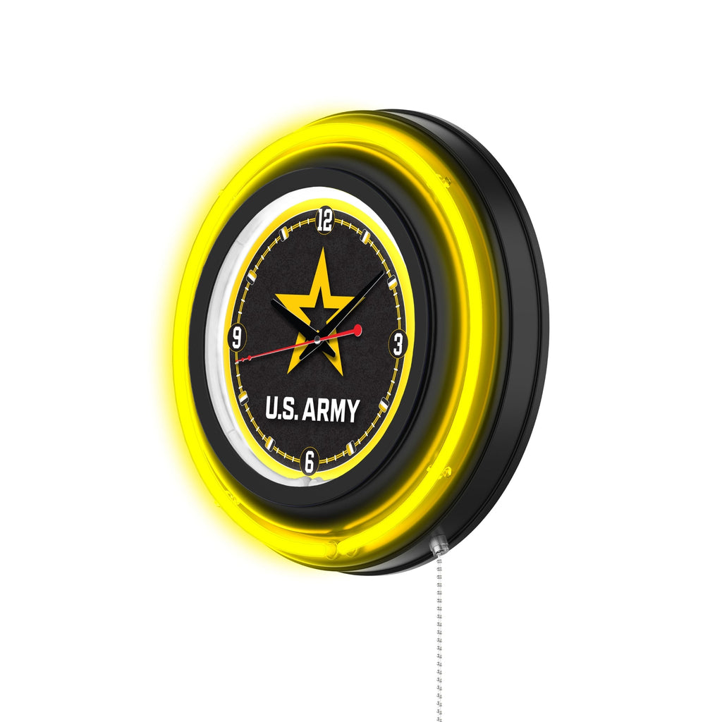 United States Army Double Neon Wall Clock*