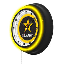 Load image into Gallery viewer, United States Army Double Neon Wall Clock*