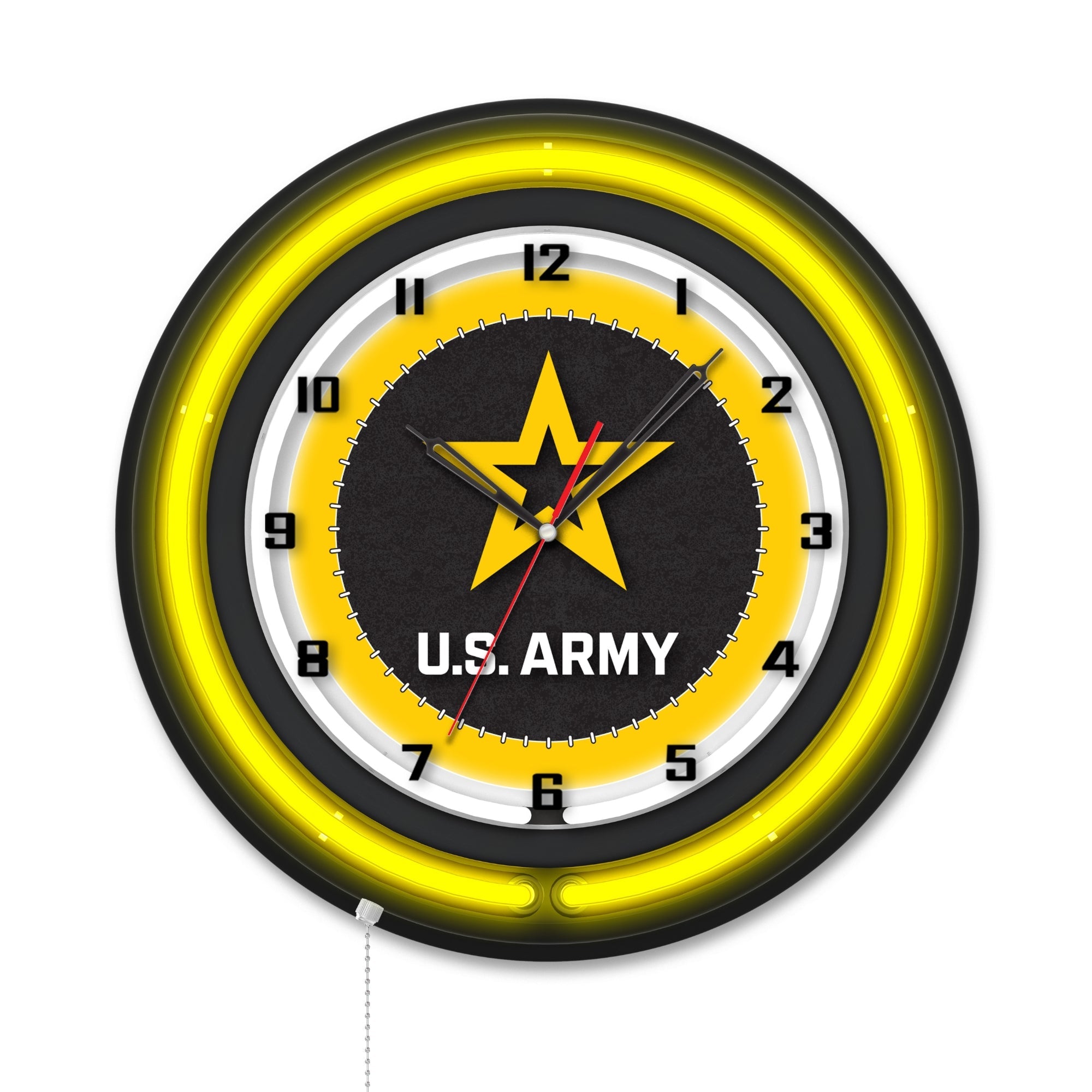 United States Army Double Neon Wall Clock*