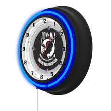 Load image into Gallery viewer, POW/MIA Double Neon Wall Clock*