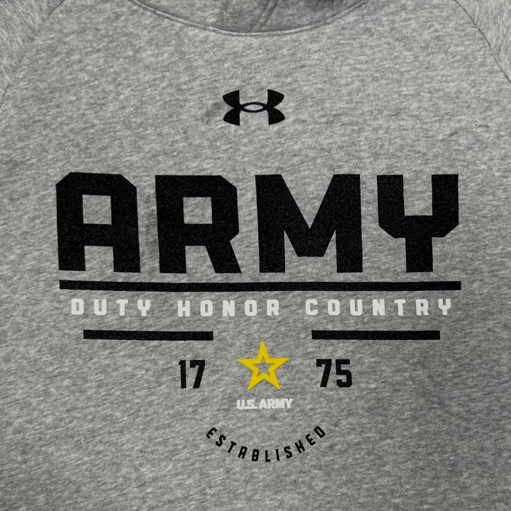 Army Under Armour Duty Honor Country All Day Fleece Hood (Heather)