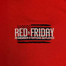 Load image into Gallery viewer, RED Friday Embroidered Performance 1/4 Zip (Red)