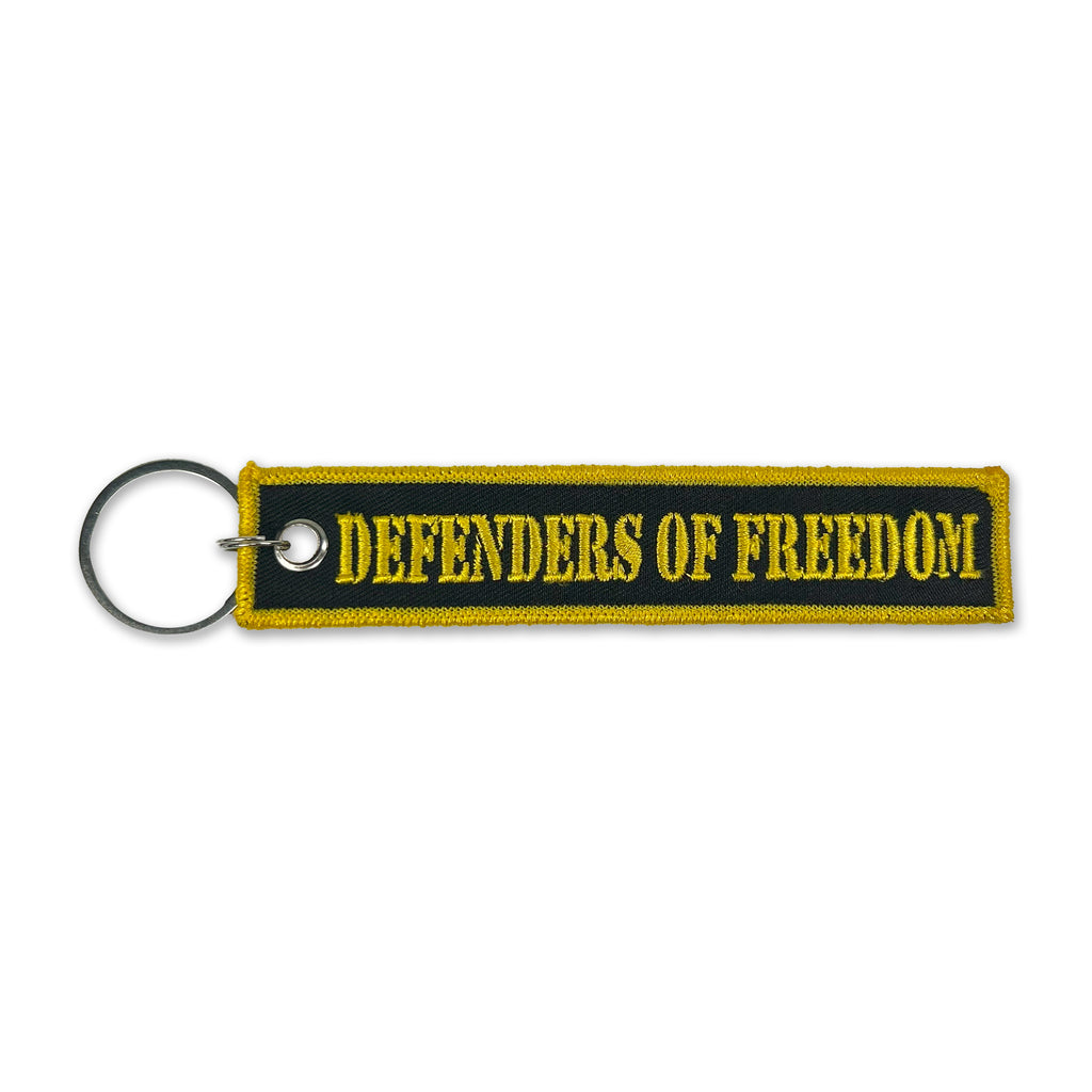 U.S. Army Defenders Of Freedom Double Sided Embroidered Key Chain