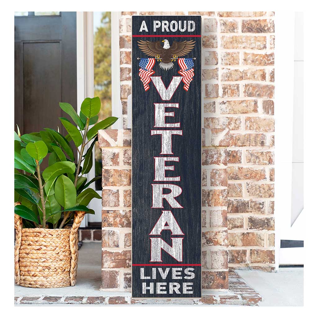 Veterans Leaning Sign Welcome (11x46)*