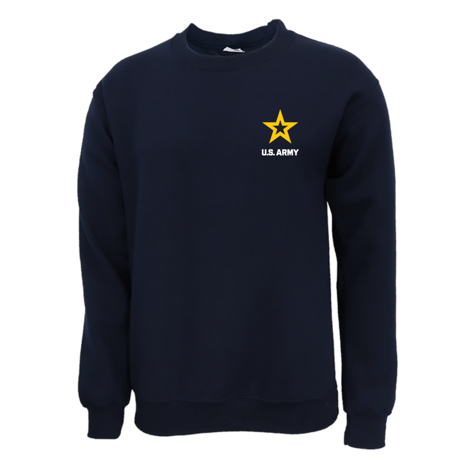 Army Star Left Chest Crewneck