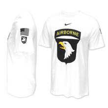 Load image into Gallery viewer, Army Nike 2024 Rivalry Airborne Eagle Dri-Fit Cotton T-Shirt (White)