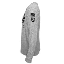 Load image into Gallery viewer, Army Nike 2024 Rivalry Airborne Logo Dri-Fit Cotton Long Sleeve T-Shirt (Grey)