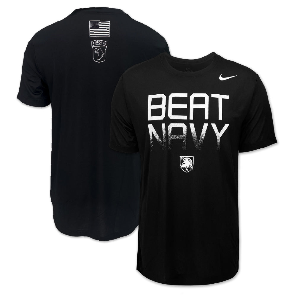 Army Nike 2024 Rivalry Beat Navy Dri-Fit Legend T-Shirt (Black)