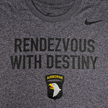 Load image into Gallery viewer, Army Nike 2024 Rivalry Airborne Rendezvous With Destiny Dri-Fit Legend T-Shirt (Charcoal Heather)