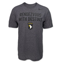 Load image into Gallery viewer, Army Nike 2024 Rivalry Airborne Rendezvous With Destiny Dri-Fit Legend T-Shirt (Charcoal Heather)