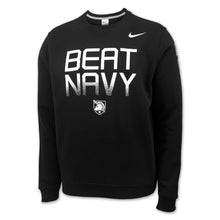 Load image into Gallery viewer, Army Nike 2024 Rivalry Beat Navy Club Fleece Crewneck (Black)