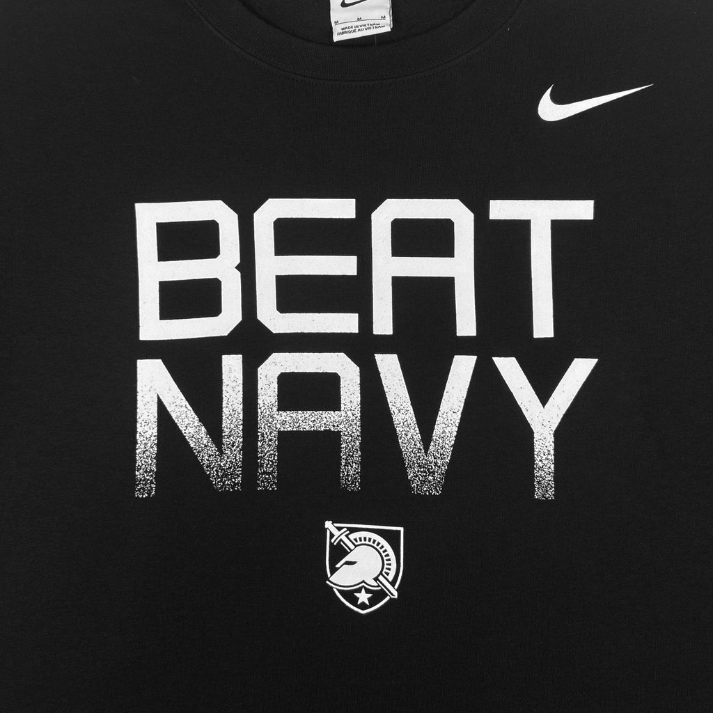 Army Nike 2024 Rivalry Beat Navy Club Fleece Crewneck (Black)