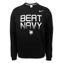 Load image into Gallery viewer, Army Nike 2024 Rivalry Beat Navy Club Fleece Crewneck (Black)