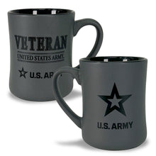 Load image into Gallery viewer, Army Veteran 16oz MK Matte Mug (Silver)