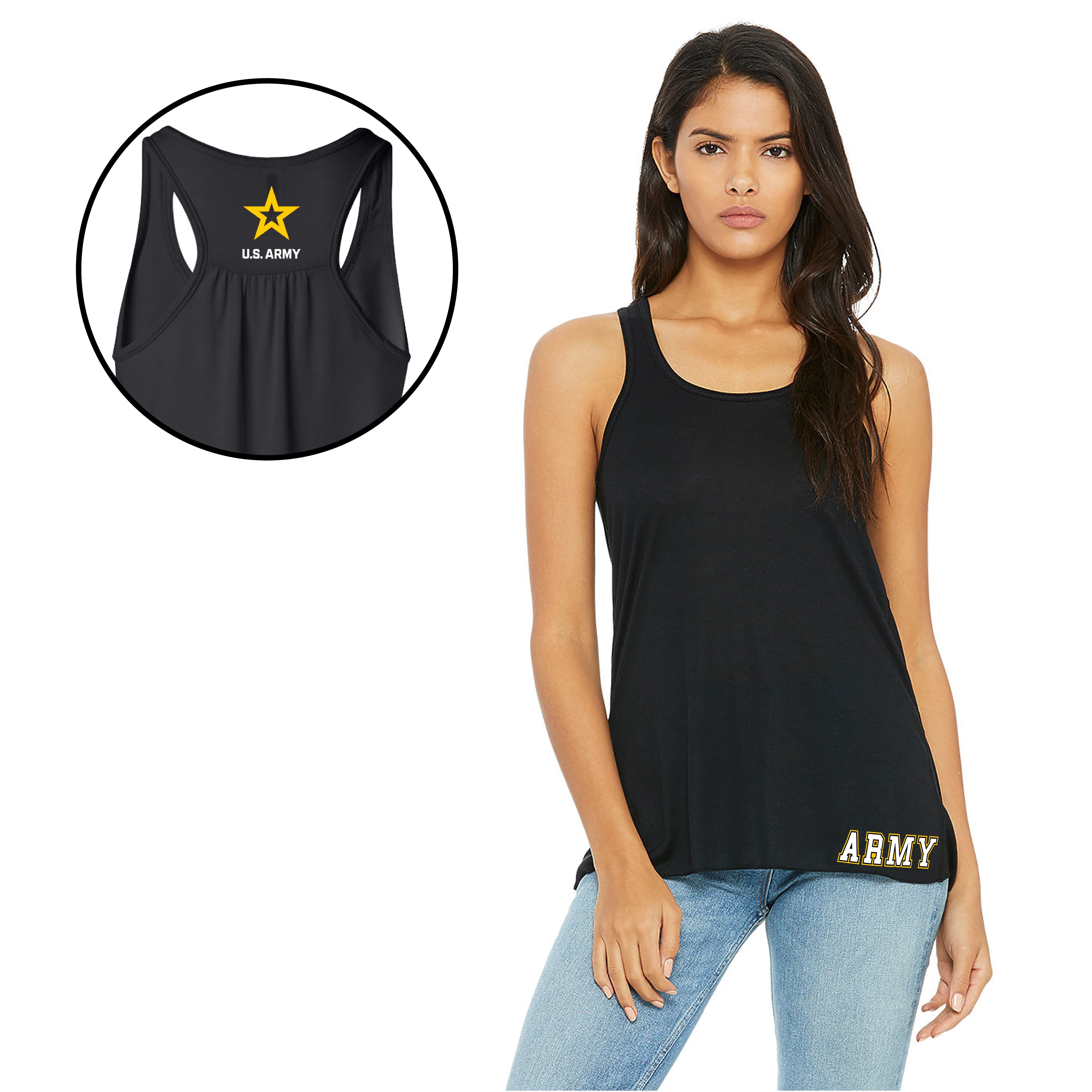 Army Ladies Duo Racerback