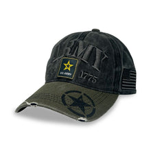 Load image into Gallery viewer, Army Retro Zero Dark Hat (Grey)