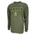 United States Army Block Star Long Sleeve T-Shirt (OD Green)