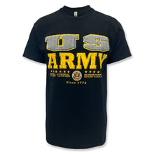 Load image into Gallery viewer, US Army Seal This We&#39;ll Defend T-Shirt (Black)