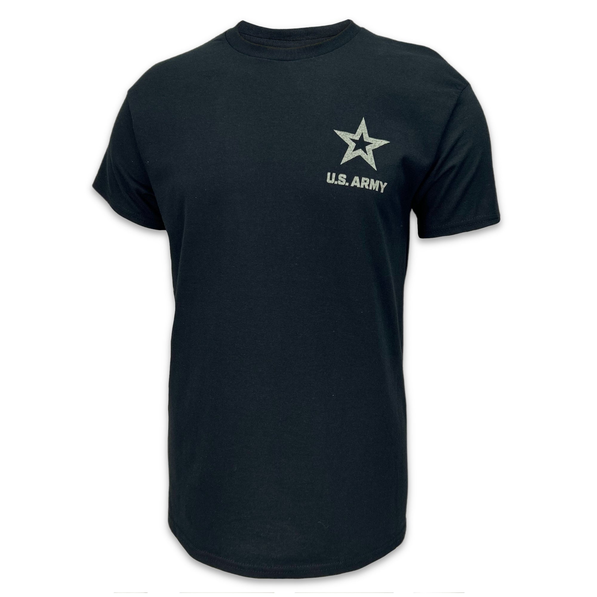 Army Camo Flag T-Shirt (Black)