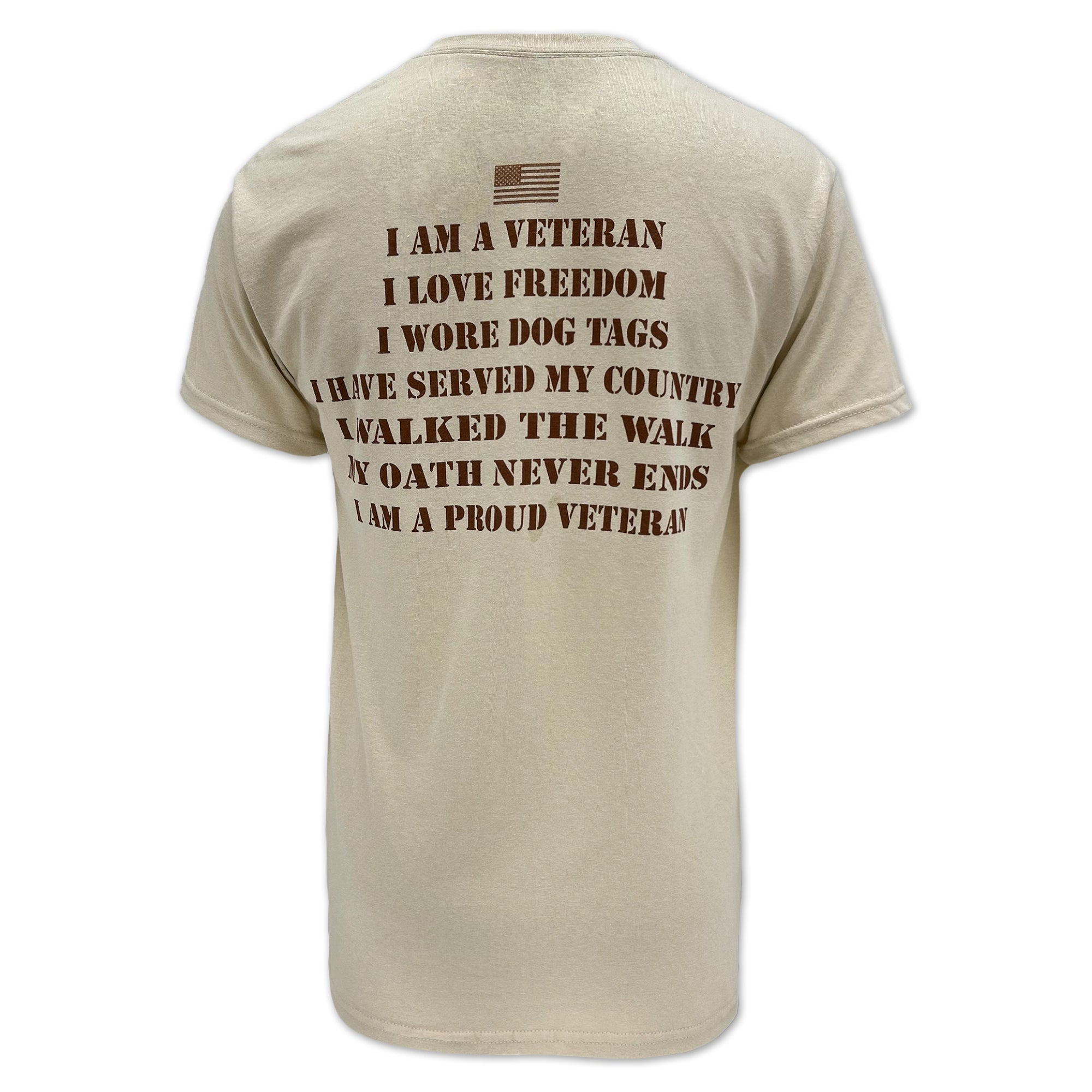 American Veteran I Served T-Shirt (Tan)