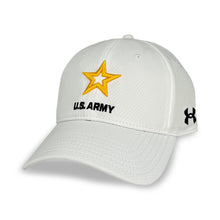 Load image into Gallery viewer, United States Army Under Armour Zone Adjustable Hat (White)