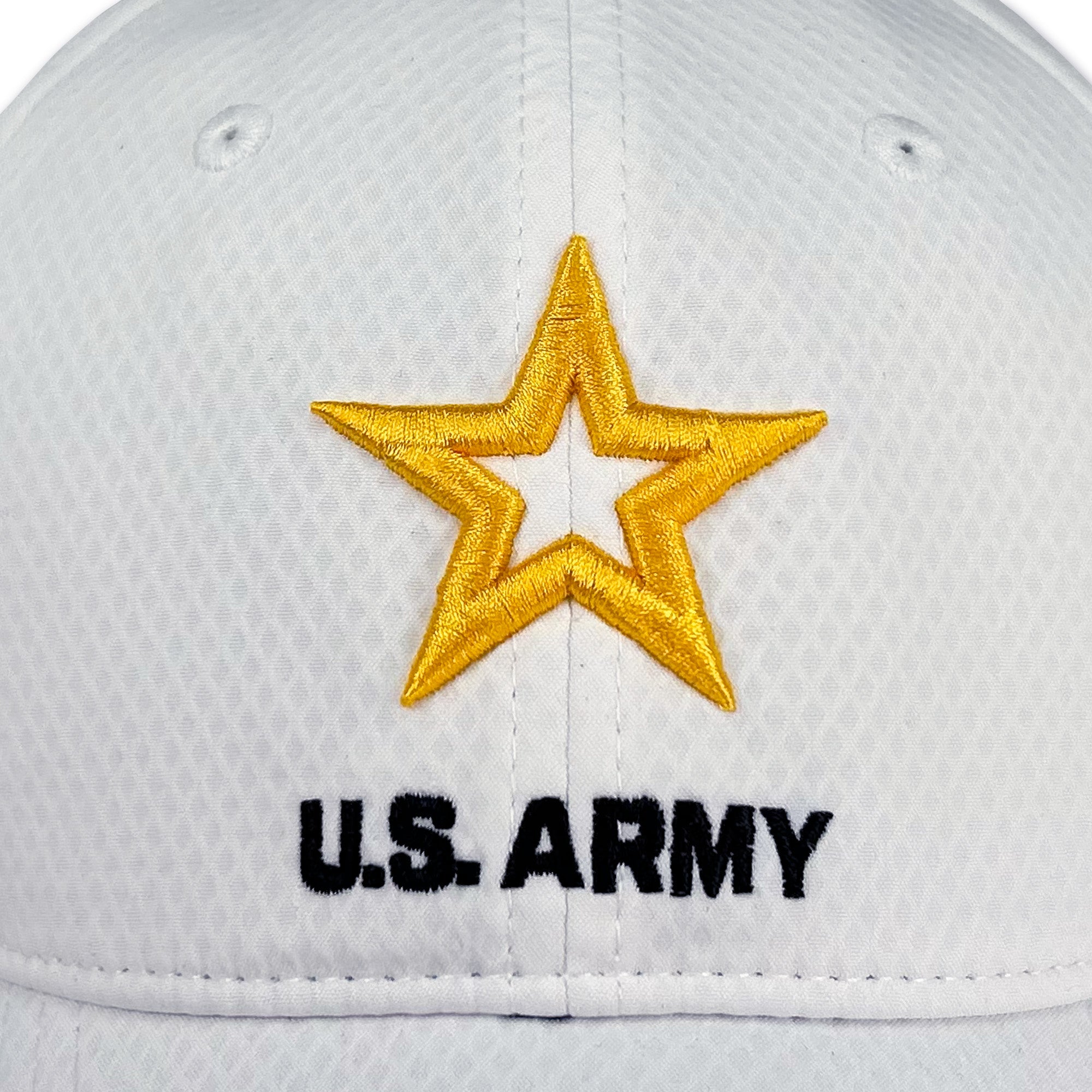 United States Army Under Armour Zone Adjustable Hat (White)