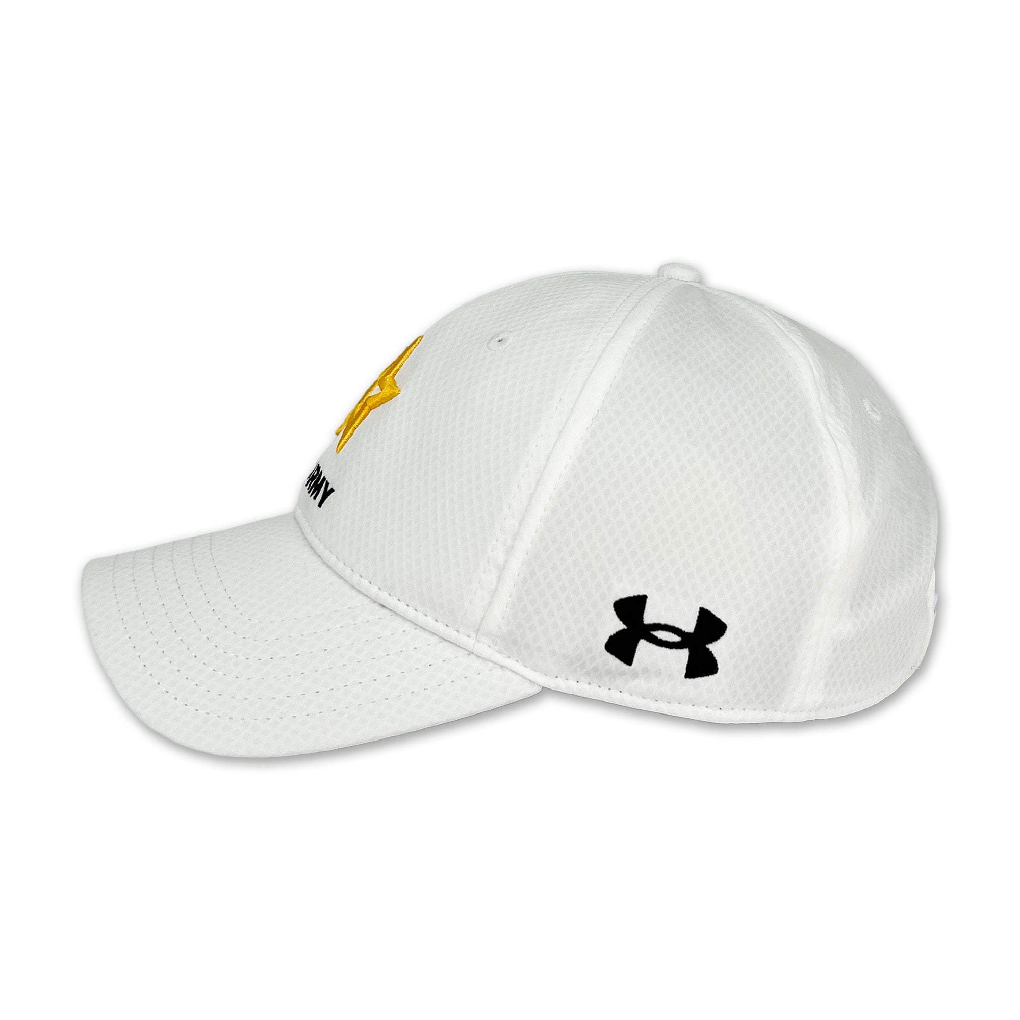 United States Army Under Armour Zone Adjustable Hat (White)