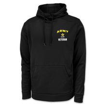 Load image into Gallery viewer, Army Under Armour Left Chest Star Veteran Armour Fleece Hood (Black)