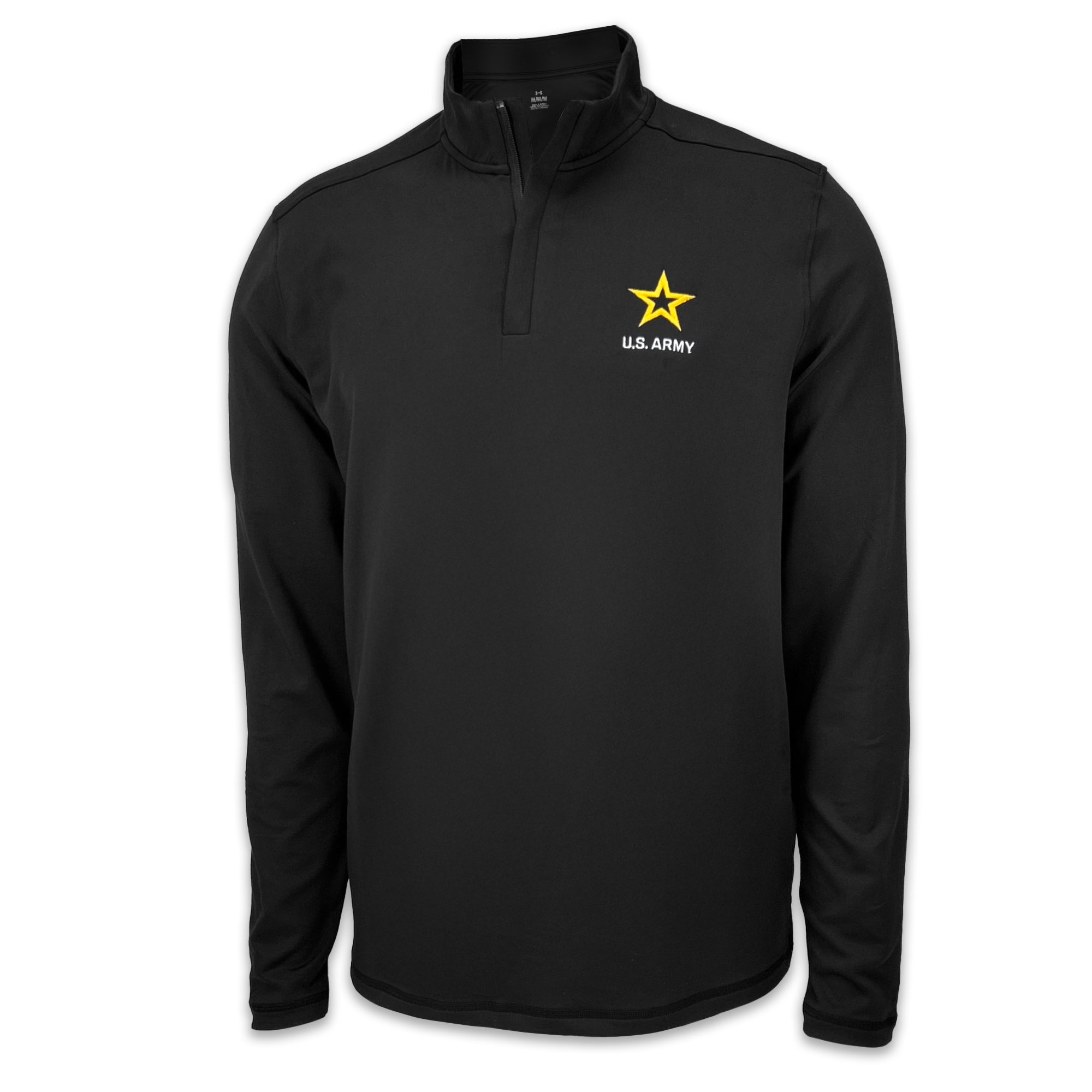 Army Star Under Armour Lightweight 1/4 Zip (Black)