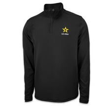 Load image into Gallery viewer, Army Star Under Armour Lightweight 1/4 Zip (Black)