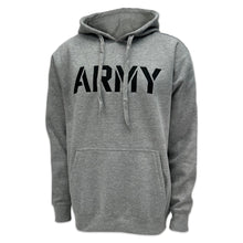 Load image into Gallery viewer, Army Star Tackle Twill Embroidered Fleece Hood (Grey)