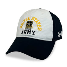 Load image into Gallery viewer, United States Army Under Armour Zone Adjustable Hat (White)