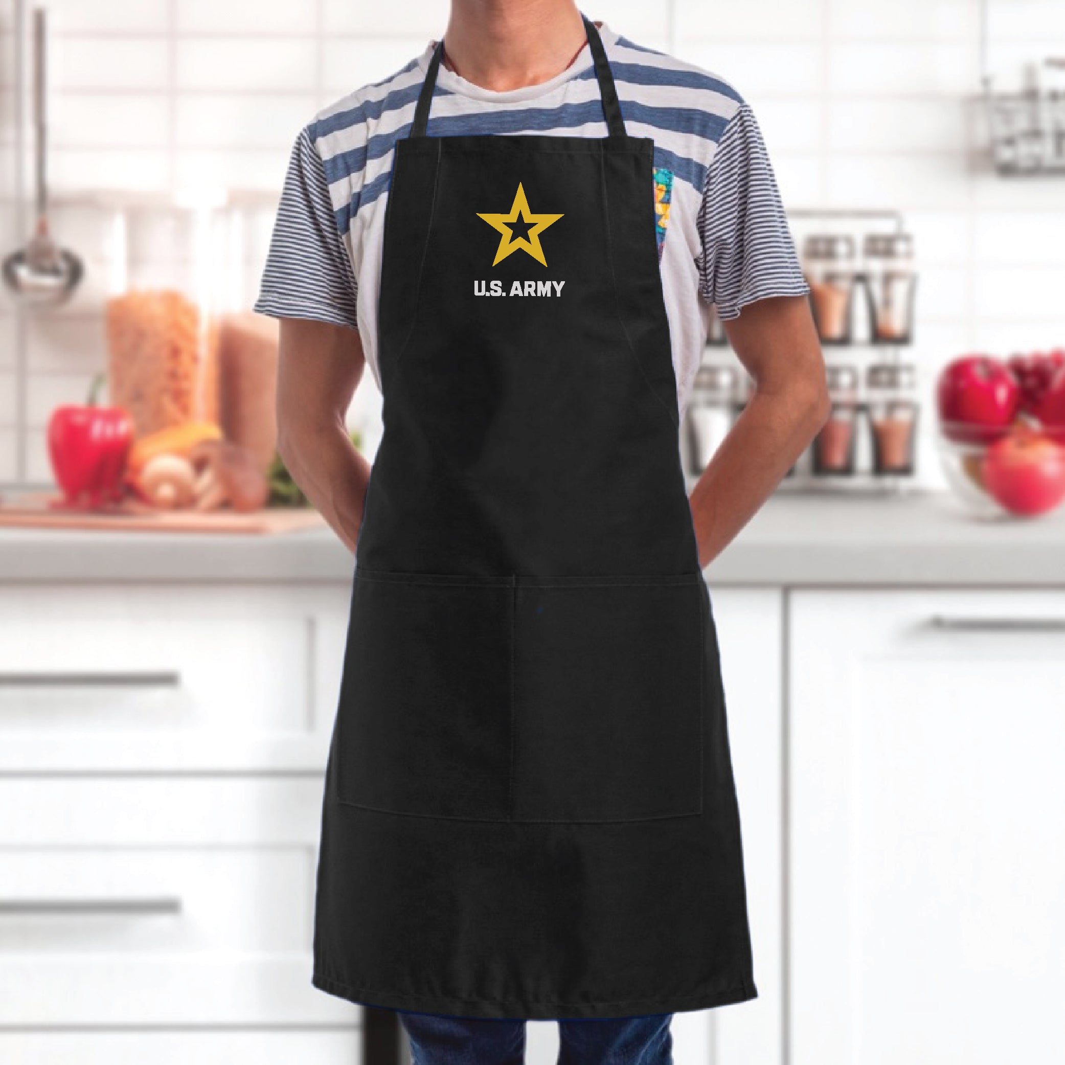 Army Two-Pocket Apron