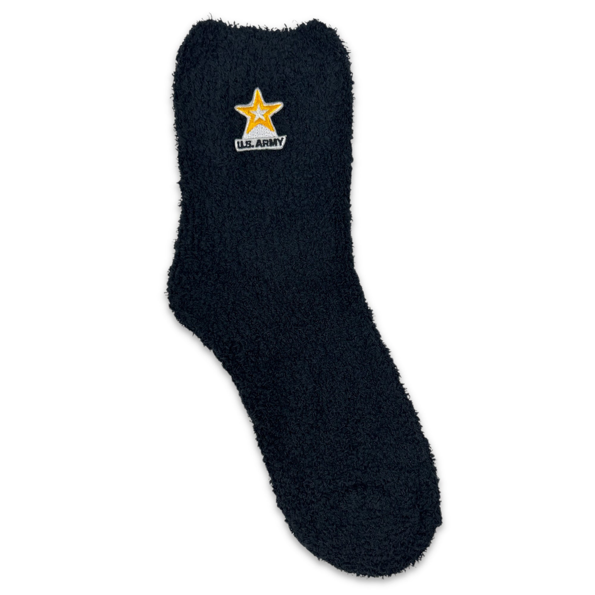 Army Star Ladies Cozy Socks (Black)